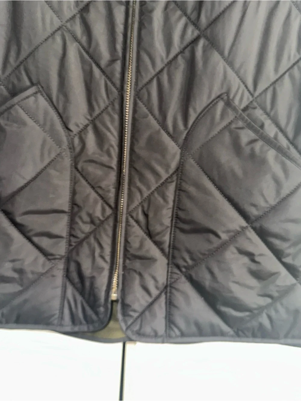 J. Crew Quilted Black Men's Vest